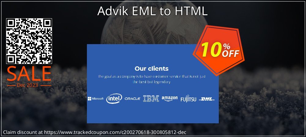 Advik EML to HTML coupon on Working Day offer
