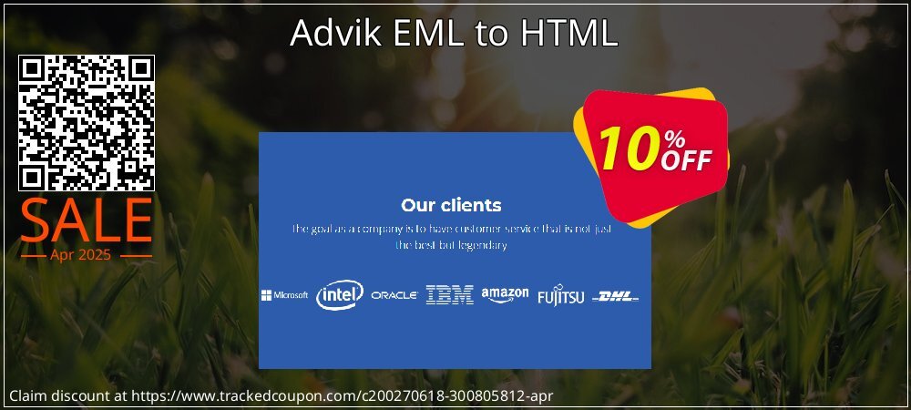 Advik EML to HTML coupon on Working Day offer