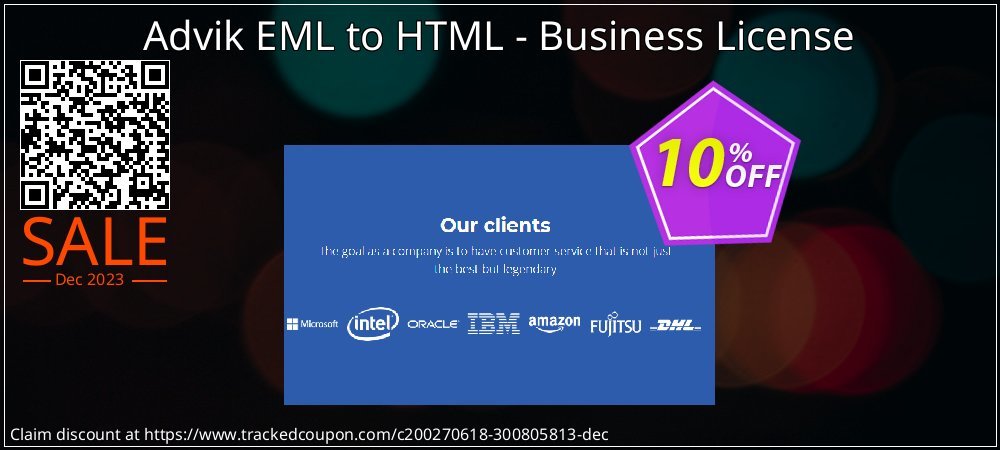 Advik EML to HTML - Business License coupon on Constitution Memorial Day discount