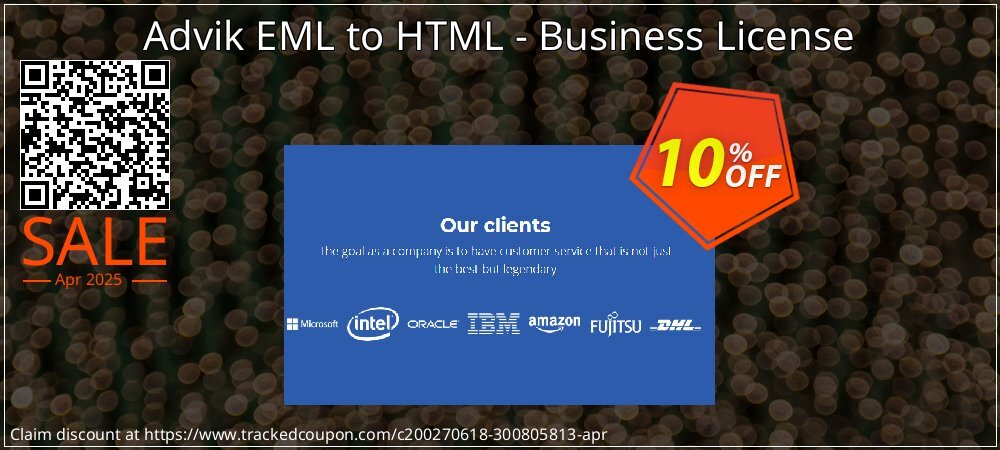 Advik EML to HTML - Business License coupon on Easter Day offer