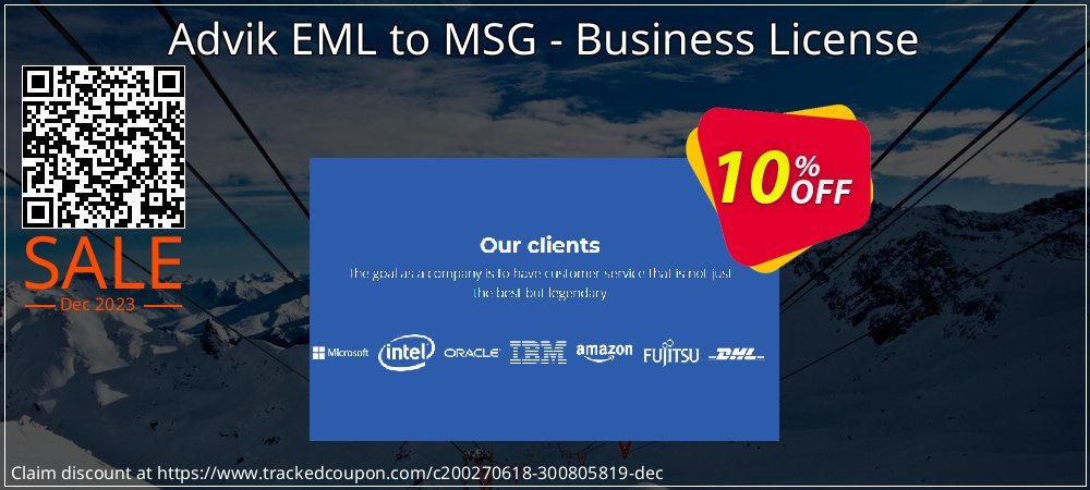 Advik EML to MSG - Business License coupon on Tell a Lie Day promotions