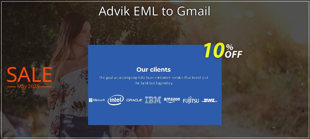 Advik EML to Gmail coupon on Tell a Lie Day discount