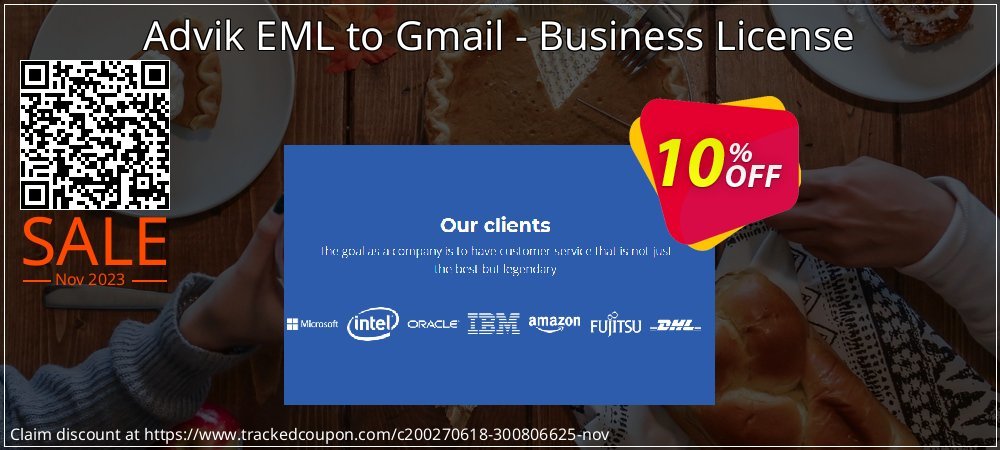 Advik EML to Gmail - Business License coupon on National Walking Day offering discount