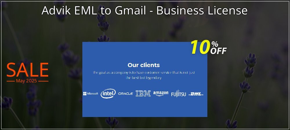 Advik EML to Gmail - Business License coupon on Mother Day offering sales