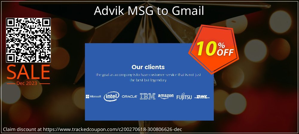 Advik MSG to Gmail coupon on World Party Day offering sales