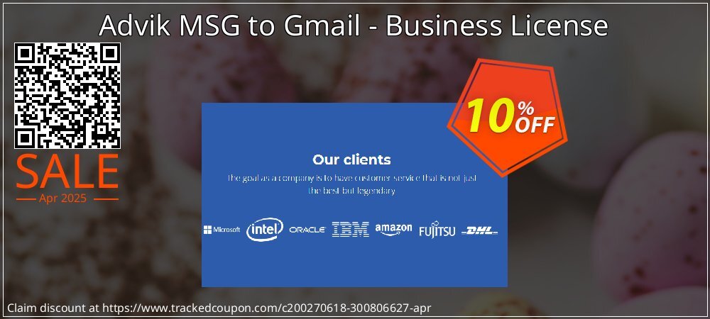 Advik MSG to Gmail - Business License coupon on Working Day discounts