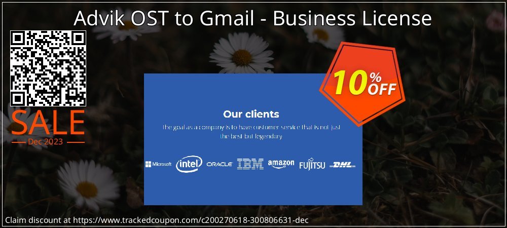 Advik OST to Gmail - Business License coupon on World Party Day deals