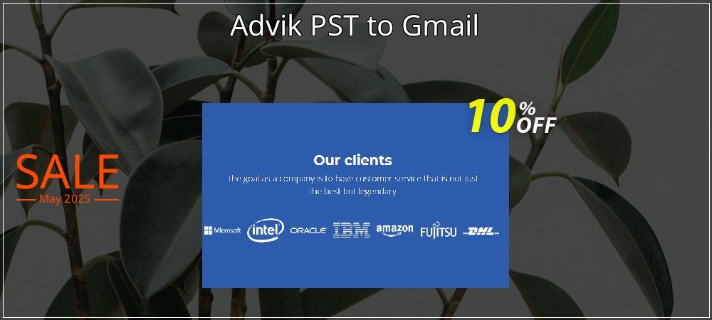 Advik PST to Gmail coupon on Working Day discount
