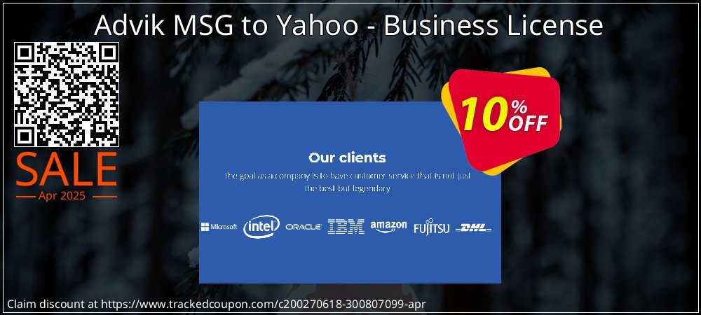 Advik MSG to Yahoo - Business License coupon on April Fools' Day sales