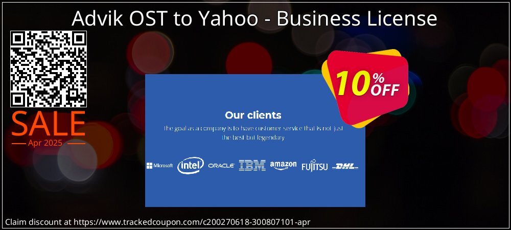 Advik OST to Yahoo - Business License coupon on National Loyalty Day offering discount
