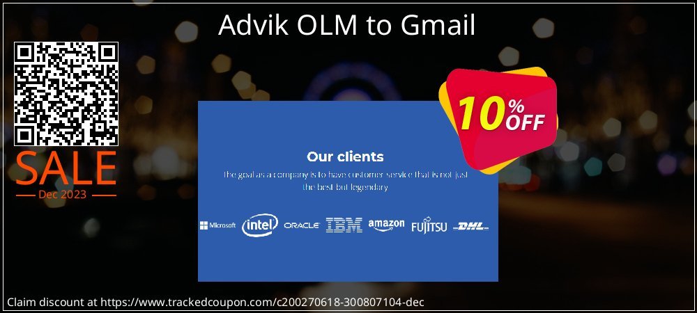 Advik OLM to Gmail coupon on Tell a Lie Day super sale