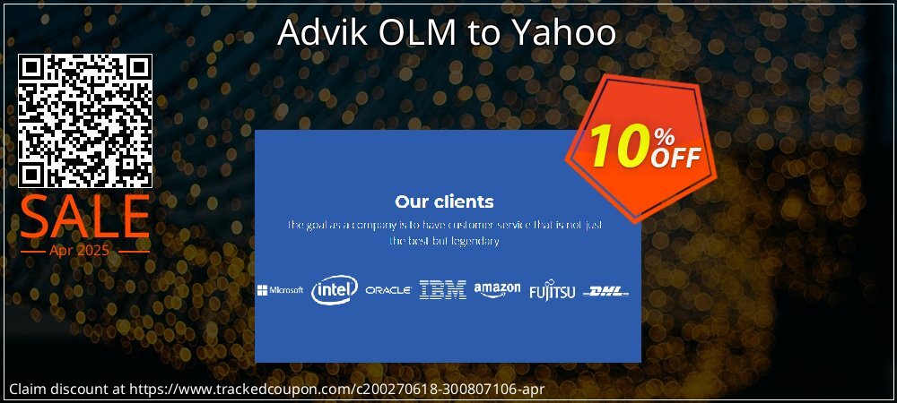 Advik OLM to Yahoo coupon on World Party Day promotions