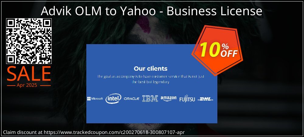 Advik OLM to Yahoo - Business License coupon on April Fools' Day sales