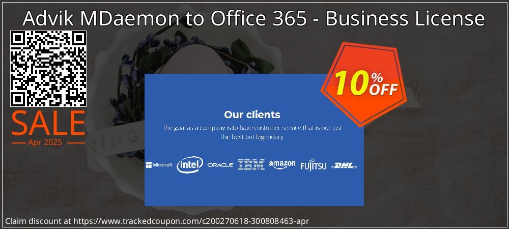 Advik MDaemon to Office 365 - Business License coupon on Easter Day super sale