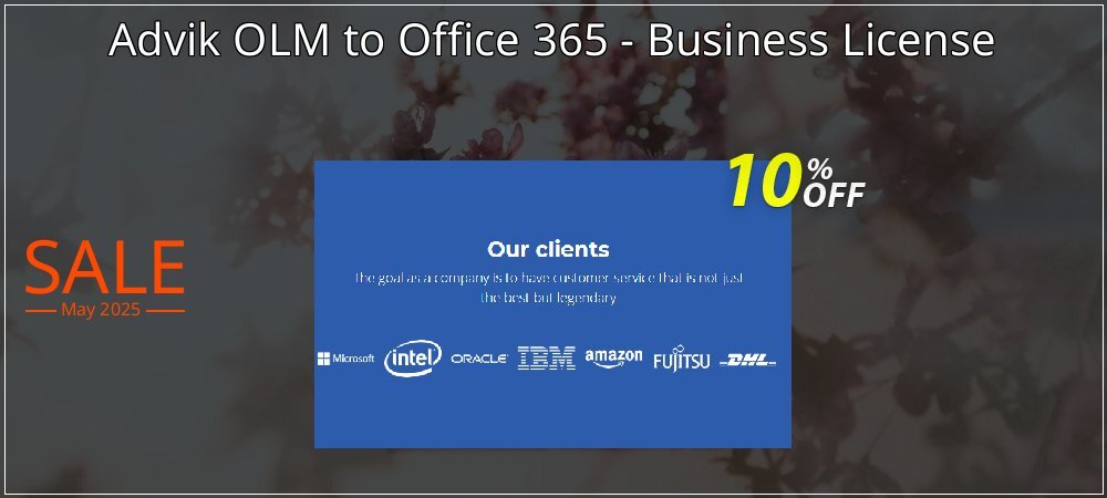 Advik OLM to Office 365 - Business License coupon on National Walking Day promotions