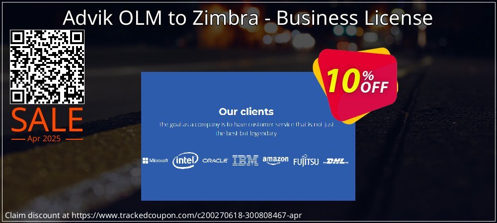 Advik OLM to Zimbra - Business License coupon on Working Day offer