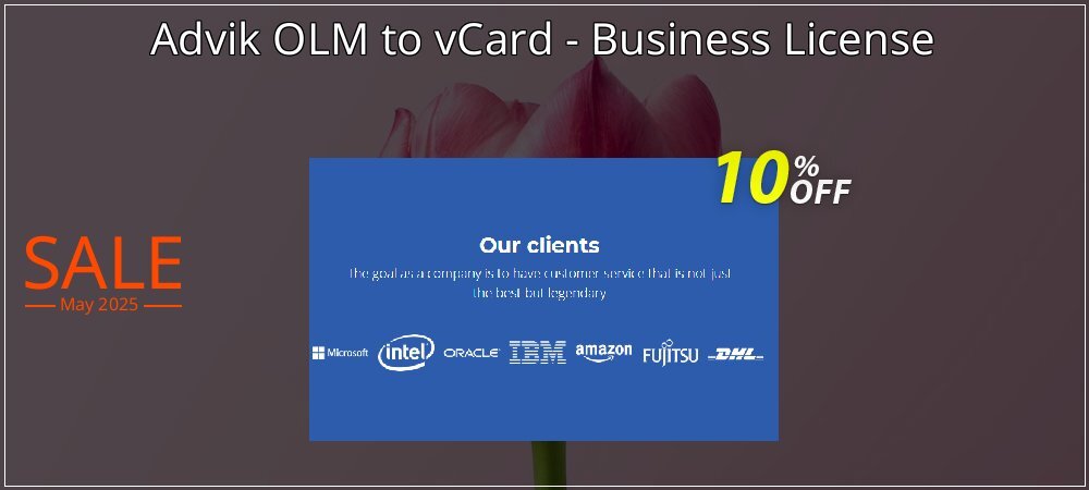 Advik OLM to vCard - Business License coupon on Graduation 2025 offering sales