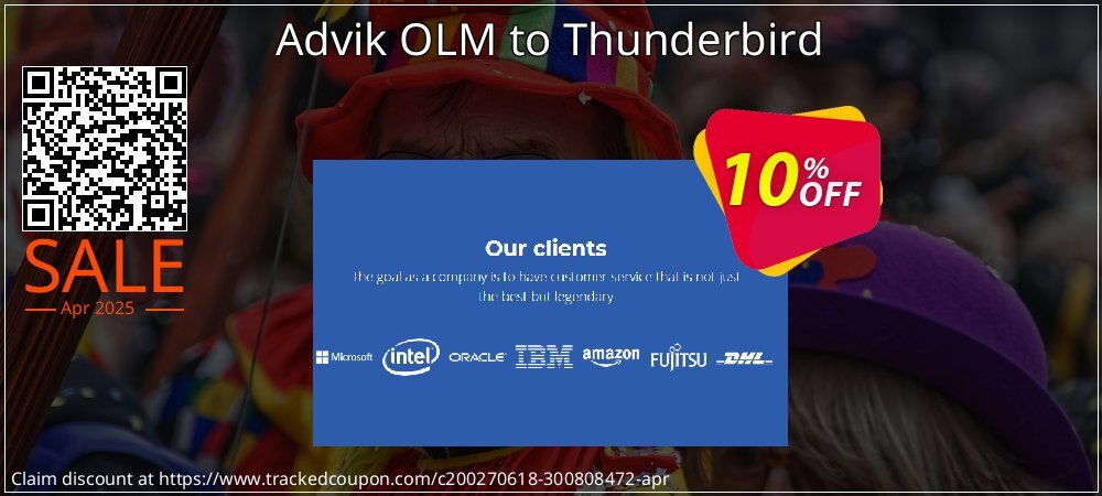 Advik OLM to Thunderbird coupon on April Fools' Day super sale