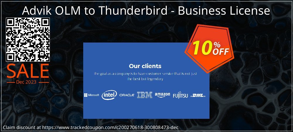 Advik OLM to Thunderbird - Business License coupon on Constitution Memorial Day promotions