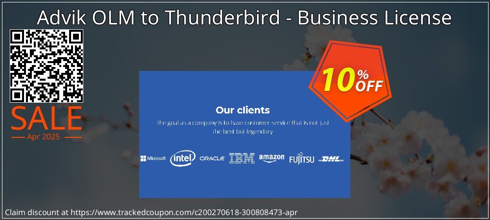 Advik OLM to Thunderbird - Business License coupon on Constitution Memorial Day promotions