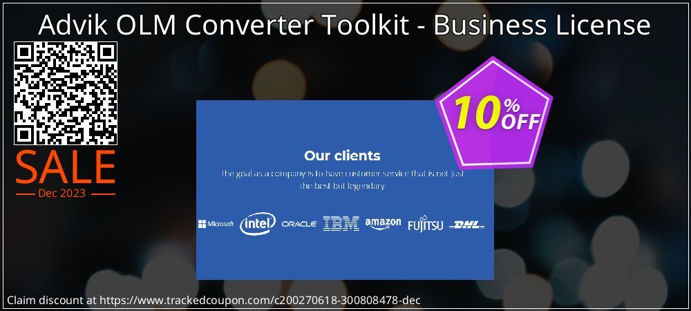 Advik OLM Converter Toolkit - Business License coupon on Virtual Vacation Day offer