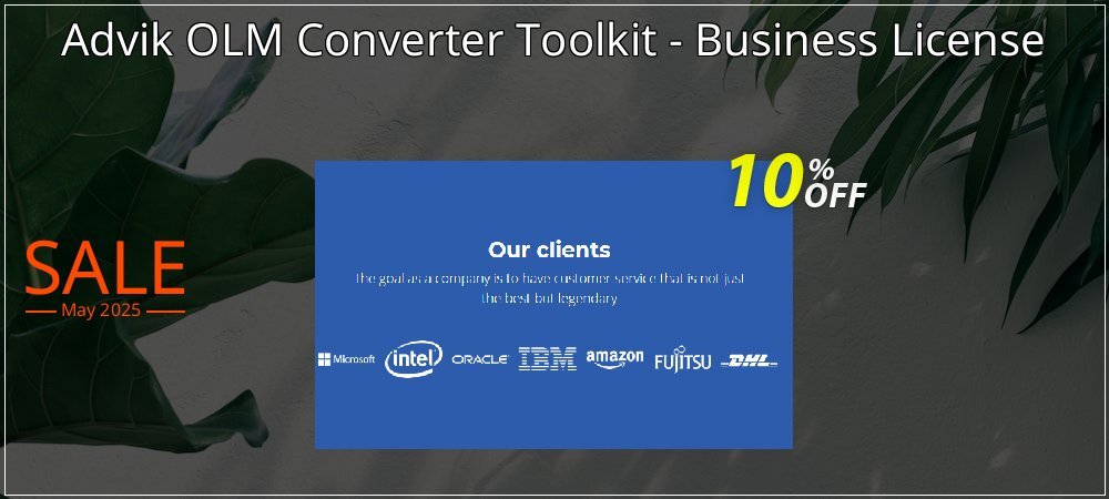 Advik OLM Converter Toolkit - Business License coupon on Virtual Vacation Day offer