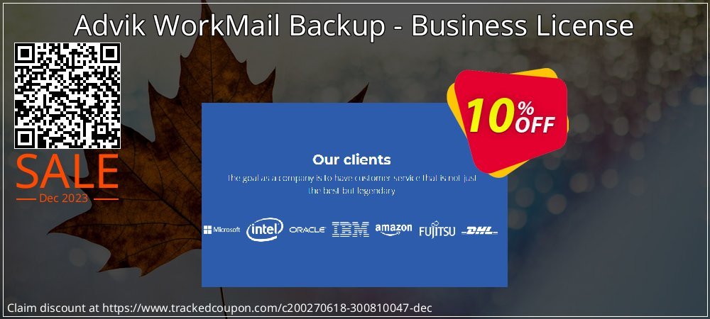 Advik WorkMail Backup - Business License coupon on Working Day discounts