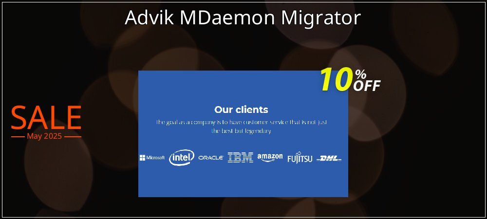 Advik MDaemon Migrator coupon on Constitution Memorial Day discount