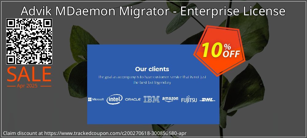 Advik MDaemon Migrator - Enterprise License coupon on National Walking Day offering discount