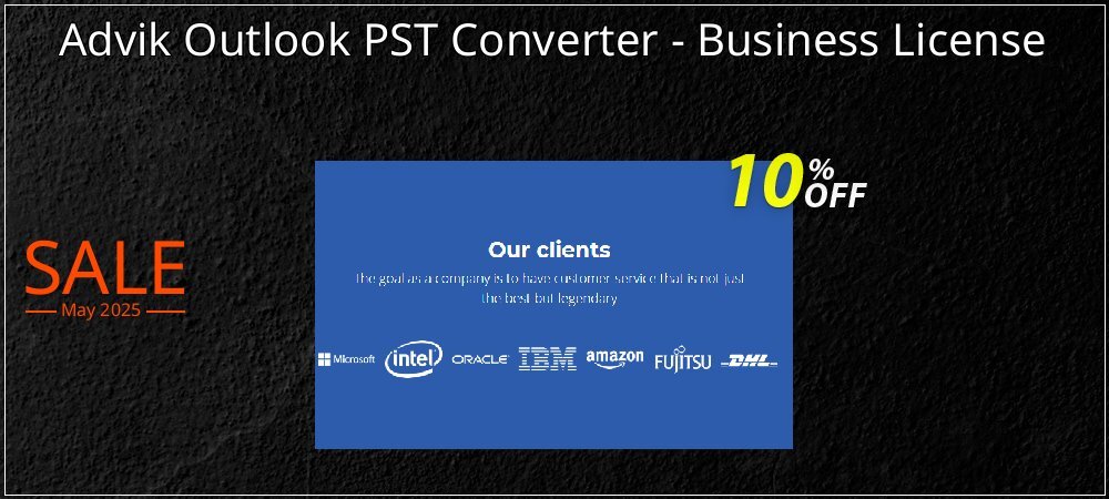 Advik Outlook PST Converter - Business License coupon on National Loyalty Day super sale