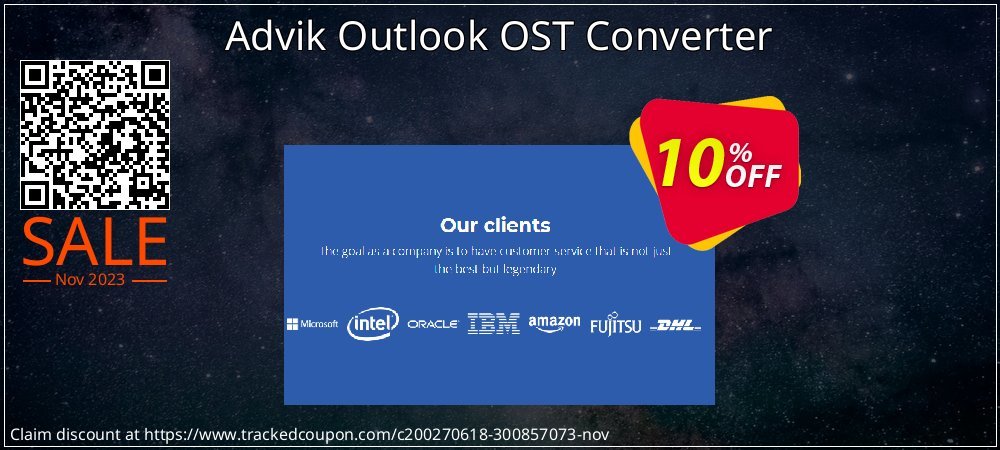 Advik Outlook OST Converter coupon on Lover's Day offering sales