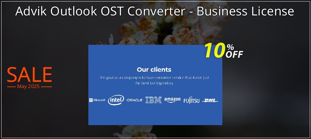 Advik Outlook OST Converter - Business License coupon on Tell a Lie Day promotions