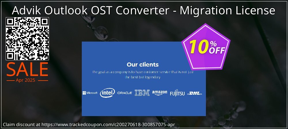 Advik Outlook OST Converter - Migration License coupon on Mother Day deals