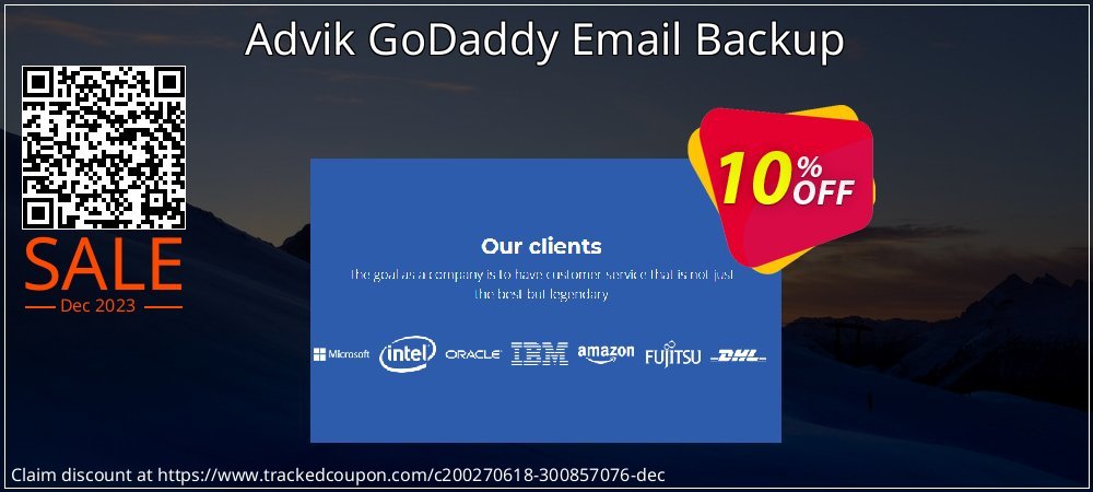 Advik GoDaddy Email Backup coupon on World Party Day deals