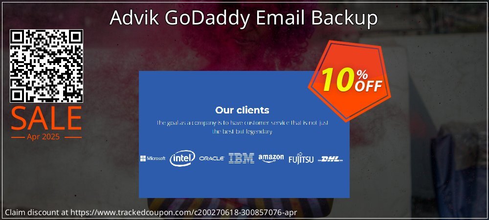 Advik GoDaddy Email Backup coupon on World Party Day deals