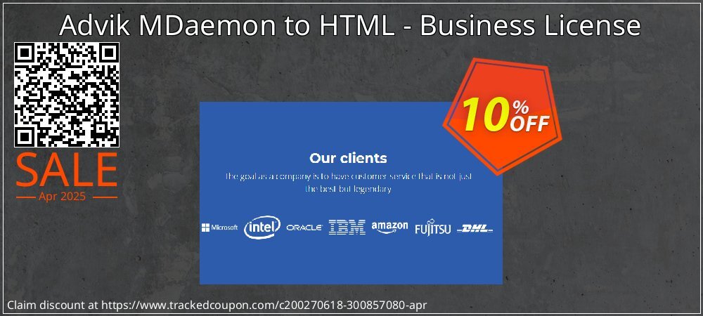 Advik MDaemon to HTML - Business License coupon on Mother Day super sale