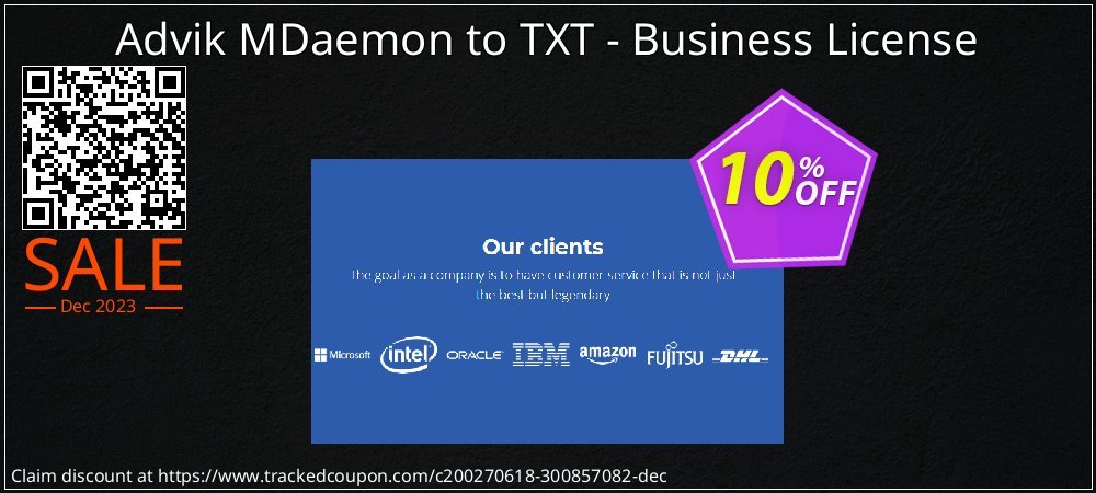 Advik MDaemon to TXT - Business License coupon on April Fools Day super sale