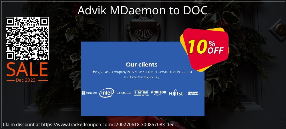 Advik MDaemon to DOC coupon on Constitution Memorial Day sales