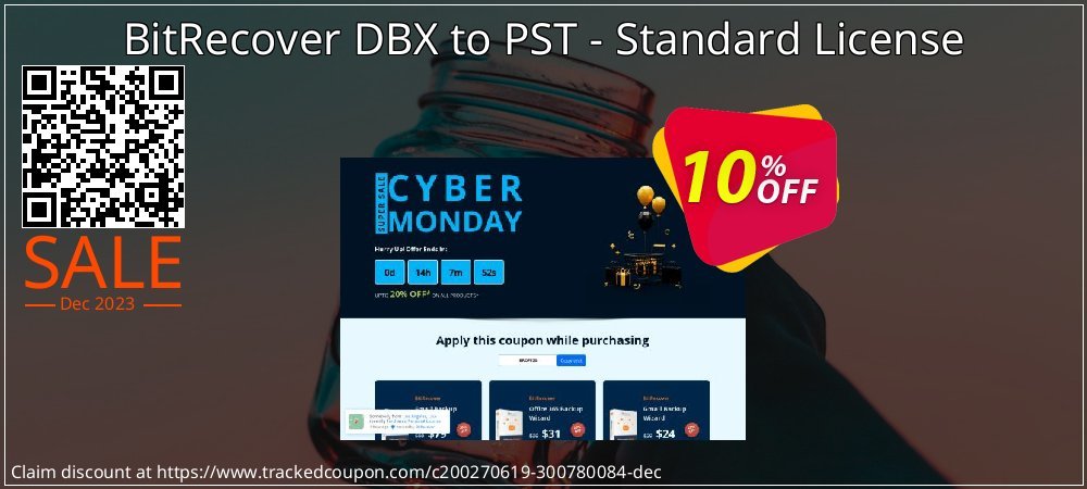BitRecover DBX to PST - Standard License coupon on April Fools' Day offering discount