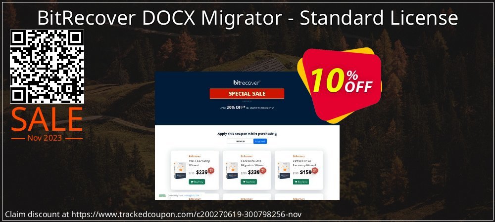 BitRecover DOCX Migrator - Standard License coupon on National Loyalty Day discounts