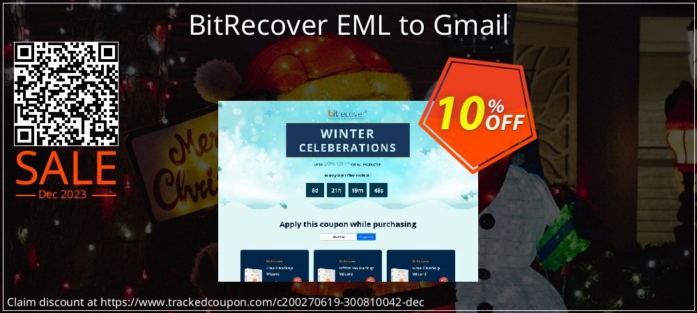 BitRecover EML to Gmail coupon on Working Day discount