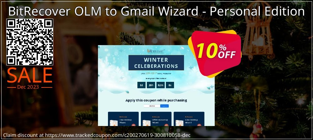 BitRecover OLM to Gmail Wizard - Personal Edition coupon on Constitution Memorial Day deals