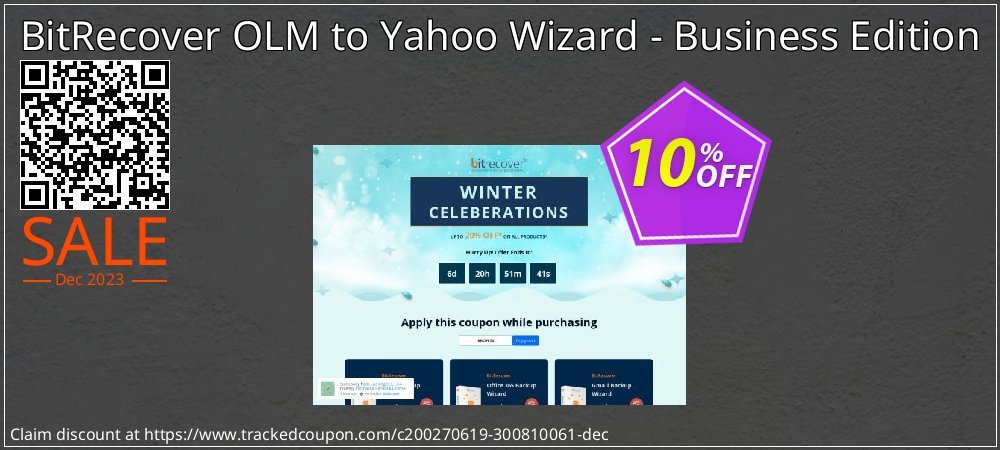 BitRecover OLM to Yahoo Wizard - Business Edition coupon on World Whisky Day offering discount