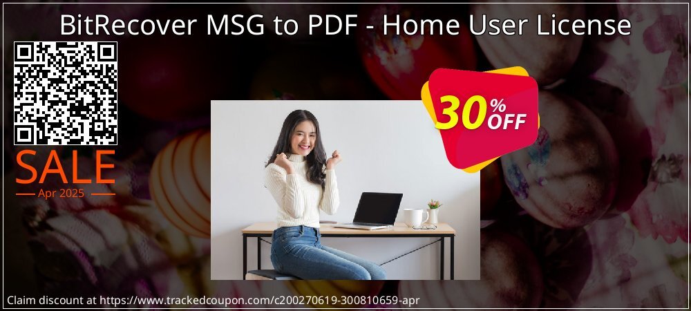 BitRecover MSG to PDF - Home User License coupon on April Fools' Day super sale