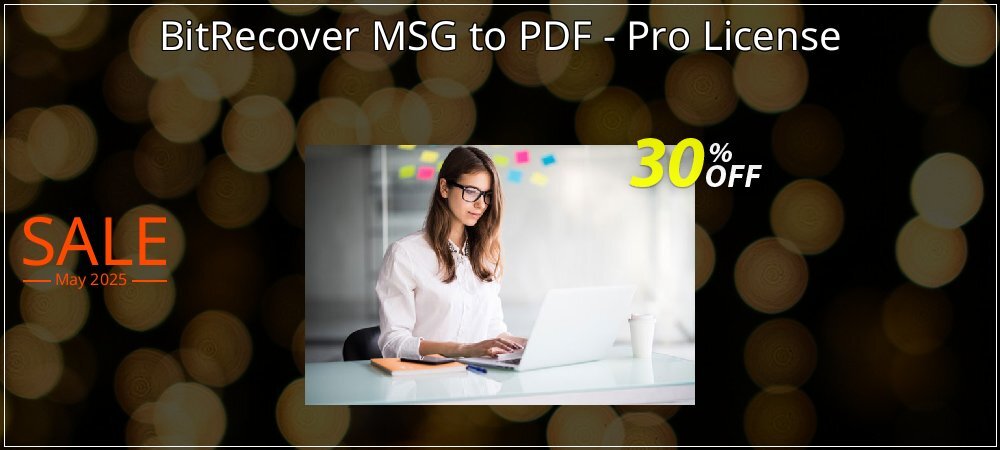 BitRecover MSG to PDF - Pro License coupon on Mother Day sales
