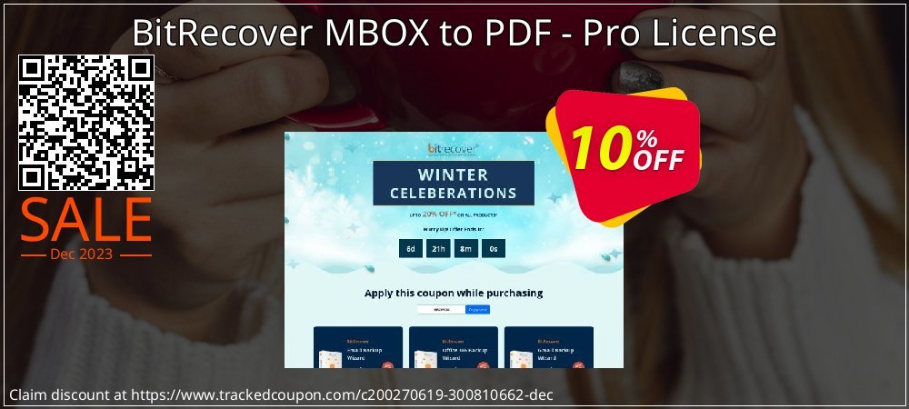 BitRecover MBOX to PDF - Pro License coupon on Working Day offer