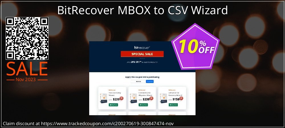 BitRecover MBOX to CSV Wizard coupon on Tell a Lie Day discount