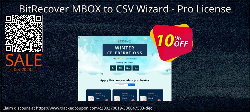 BitRecover MBOX to CSV Wizard - Pro License coupon on Constitution Memorial Day offering sales