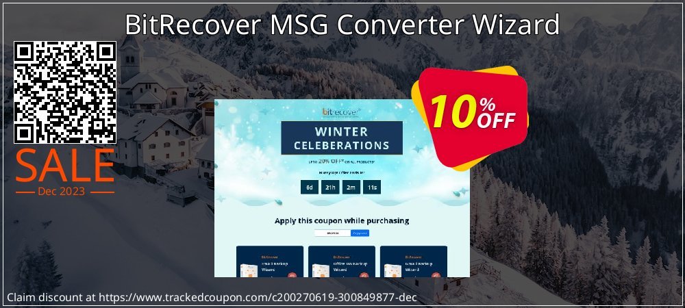 BitRecover MSG Converter Wizard coupon on Working Day offering discount