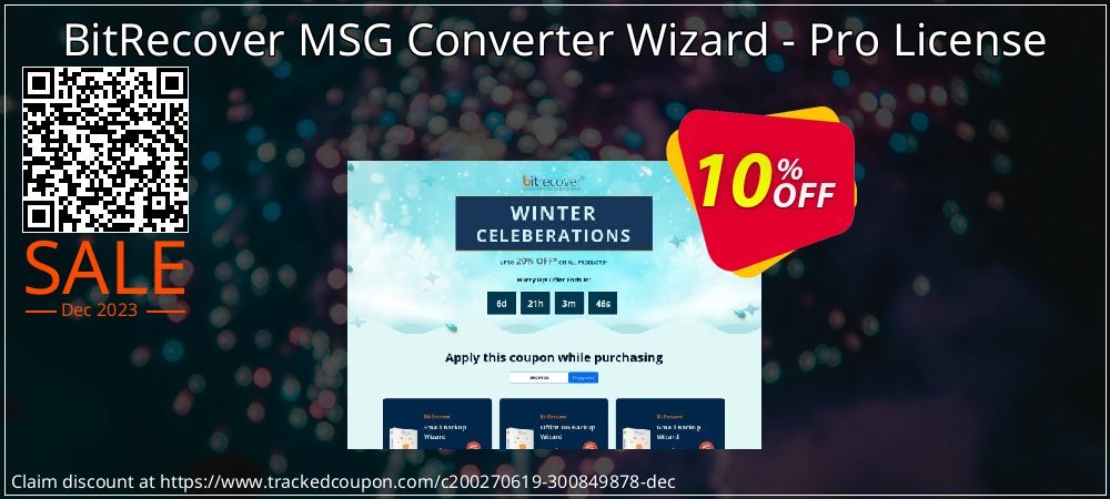 BitRecover MSG Converter Wizard - Pro License coupon on Constitution Memorial Day offering sales